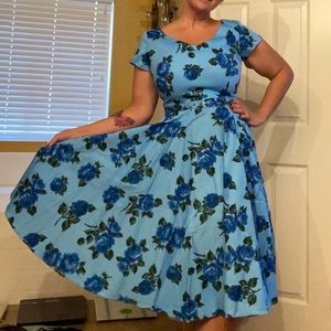 Vixen by Micheline Pitt Vanity Fair Blue Rose Size Large